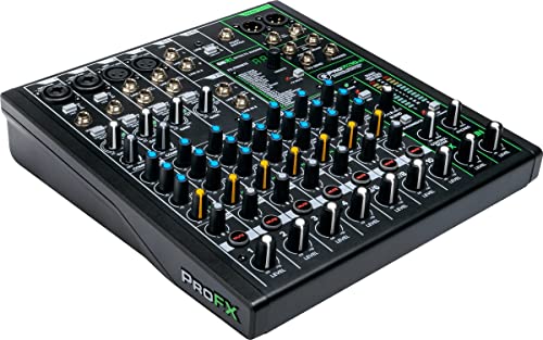 MACKIE ProFX10v3 Mezclador de Efectos Profesional de 10 Canales con USB