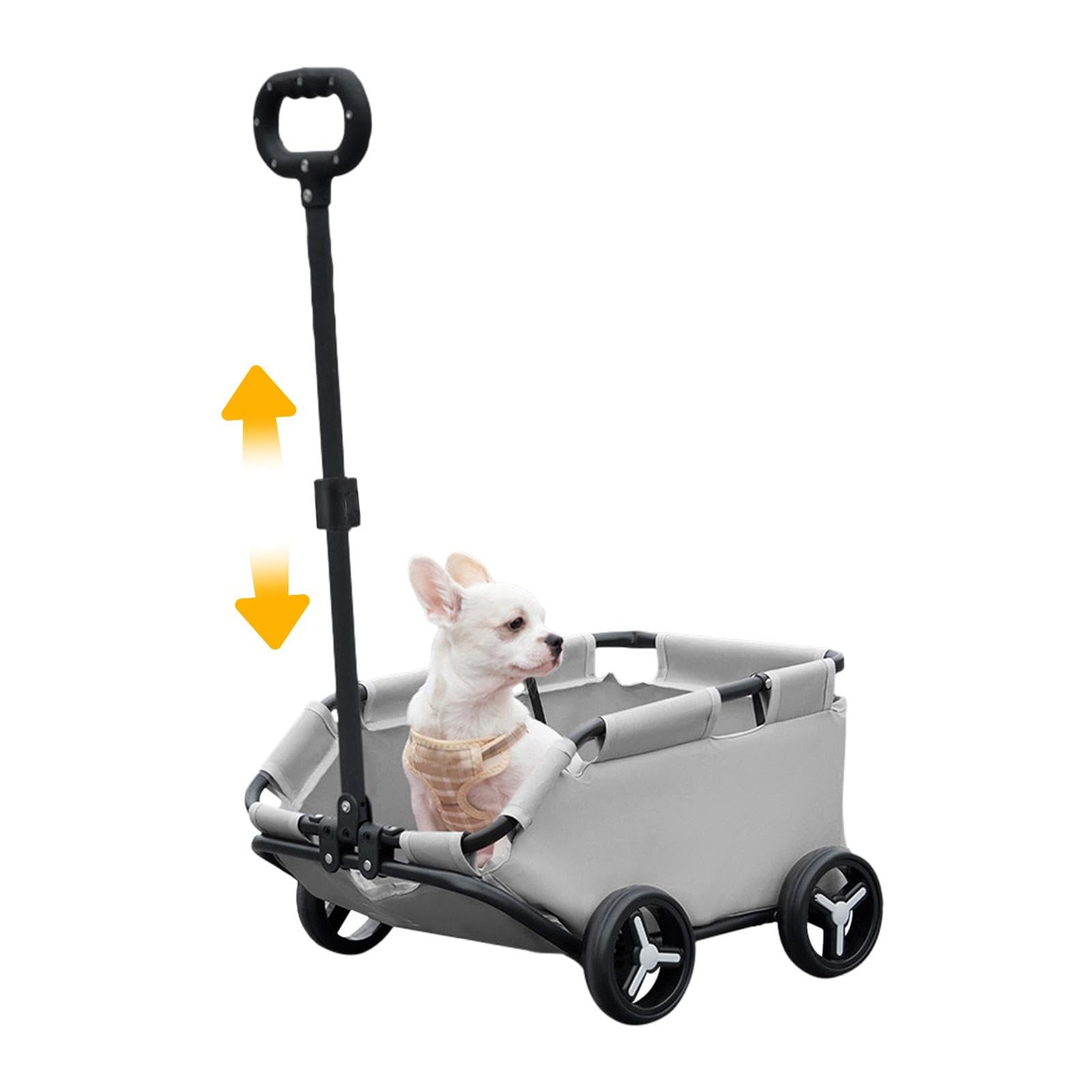 Cochecito Para Perros Pequeños| Cochecitos Para Gato - Carrito De Mascotas Rodamiento Para Gato - Carro Plegable Ligero Para Perros| Para Viajar| Ir De Compras| Caminar| Jugar