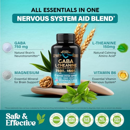 Nutraharmony GABA L-Theanine Supplement
