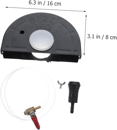 Miniatura 6 de DOITOOL Cubierta protectora de ángulo, protector de muela multifunción duradera con escudo de adición de agua, ligero y portátil para amoladoras