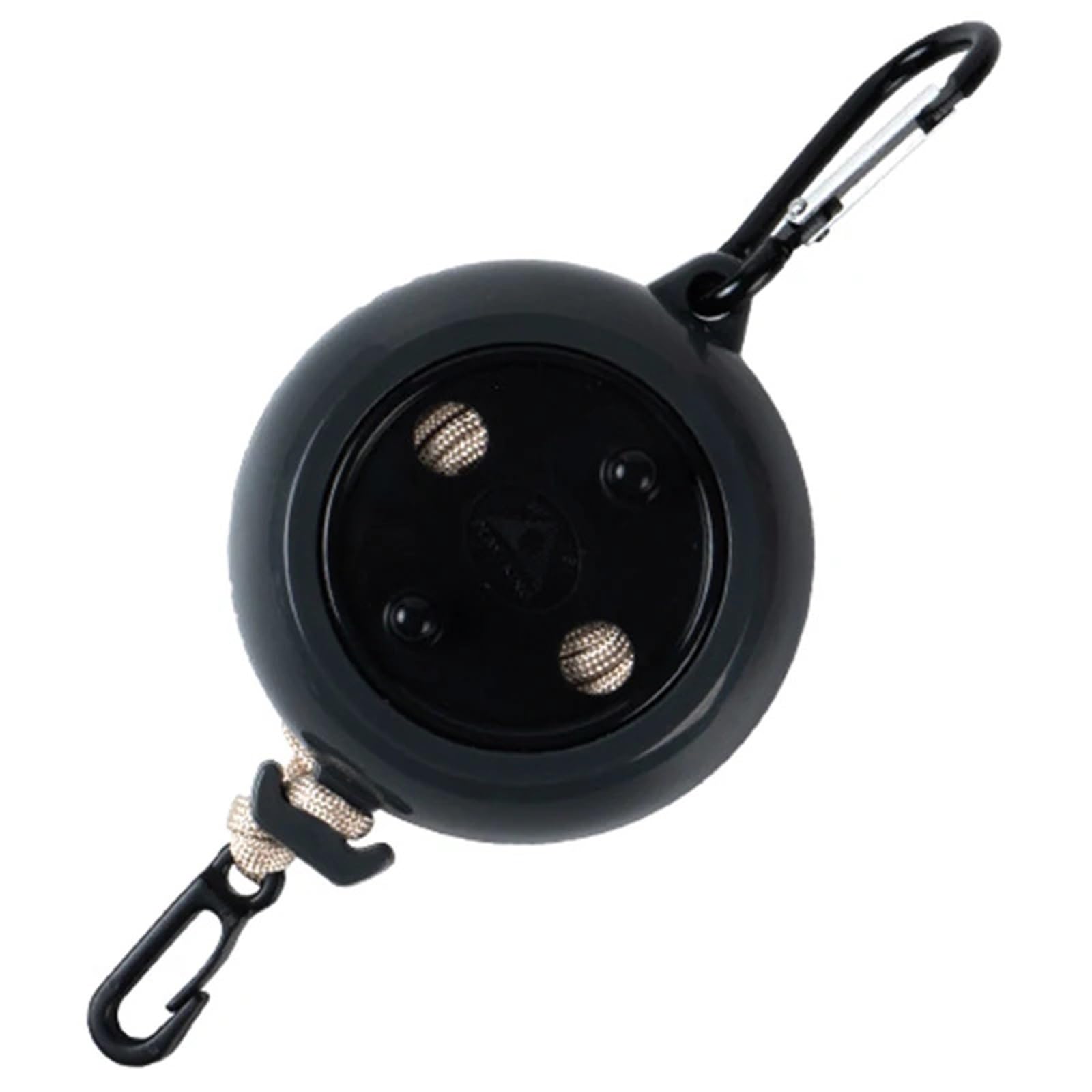 Outdoor Washing Line, Adjustable Retractable Clothesline 10m Multicolor(Black)