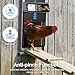 NyPots Automatic Chicken Coop Door Solar Powered, LCD Display Automatic Chicken Door with Timer & Light Sensor, Solar Chicken Coop Door with Remote Control, Anti-Pinch Function and Made of Al-Alloy