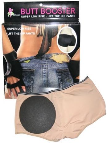 Miniatura 2 de Butt Booster - Pantalones de levantamiento de cadera de tiro súper bajo, talla M, color negro, Negro -