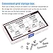 DYWISHKEY 195 Pieces M5 x 6mm/8mm/10mm /12mm/16mm/20mm/25mm/30mm Stainless Steel 304 Hex Button Head Cap Bolts and Nuts Kit