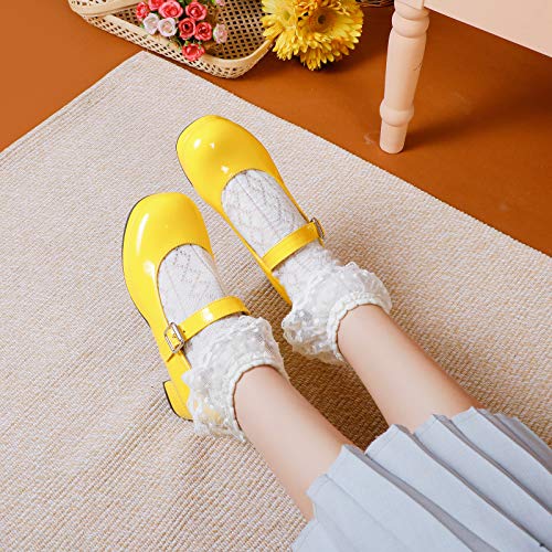 StyliShoes Scarpe da Donna Mary Jane Buckle