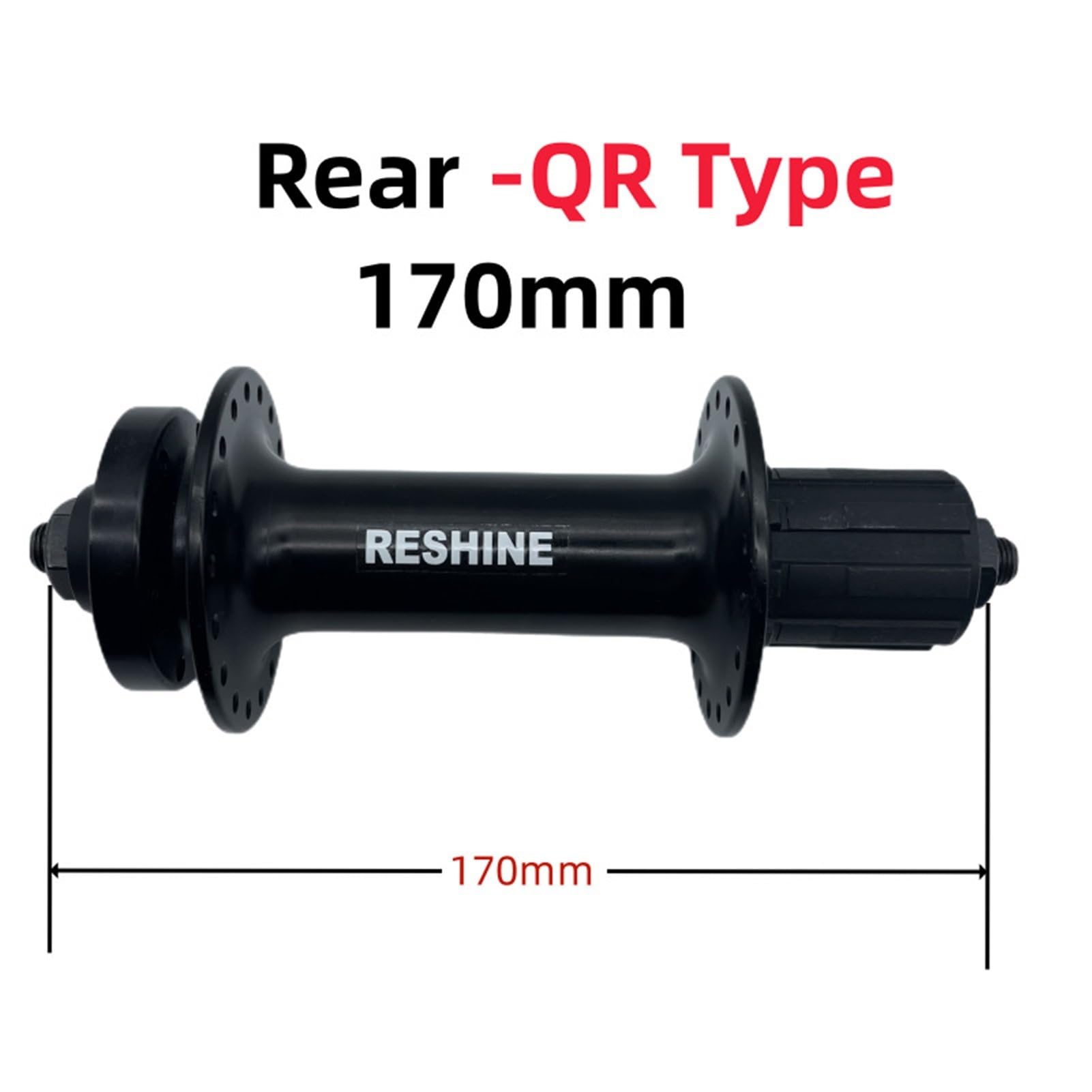 Parte della Ruota for Bici Fat Tire Mozzo Posteriore 170/190mm Mozzo Anteriore 135mm Mozzo a Cassetta 8-10 velocità ASSE a 36 Fori