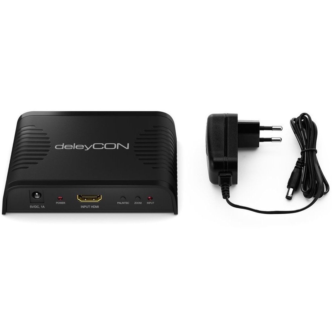 Convertidor De SCART A HDMI DeleyCON Con Extracción De Audio - Full HD, Coaxial Y Salida 3.5mm
