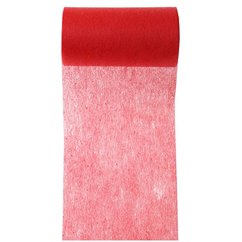 Ruban intissé rouge 10 cm x 10 m