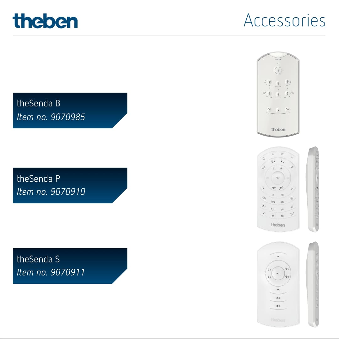 Theben 2090200 thePiccola P360-100 DE WH Mini-Präsenzmelder PIR