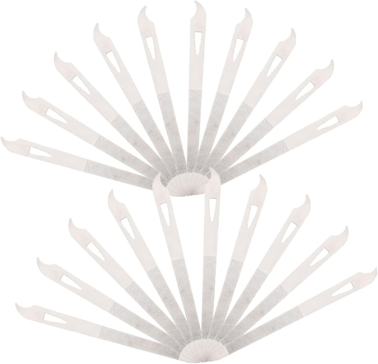 POPETPOP 20Pcs Nail File Metal File Hotfix Tool Nail Trimmer Tools Nail Buffering Files Under Nail Cleaner Fingernail Pedicure Tools Home Tools Manicure Art