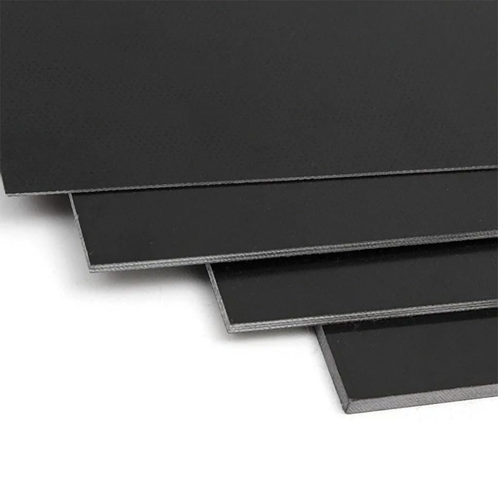 5Pcs FR4 Fiberglass Sheet, 0.3mm 0.5 0.8mm 1mm 1.2 1.5mm 2 3 4 5 6mm Thick G10 Black Epoxy Plate 3D Printer Platform(3mm)