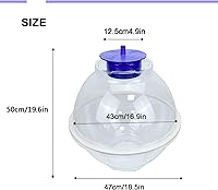 Vista 6 de Máquina de relleno de globos, expansor de globos con bomba de globos para ramo de rosas de globos, boda, Navidad, fiesta de cumpleaños, regalo