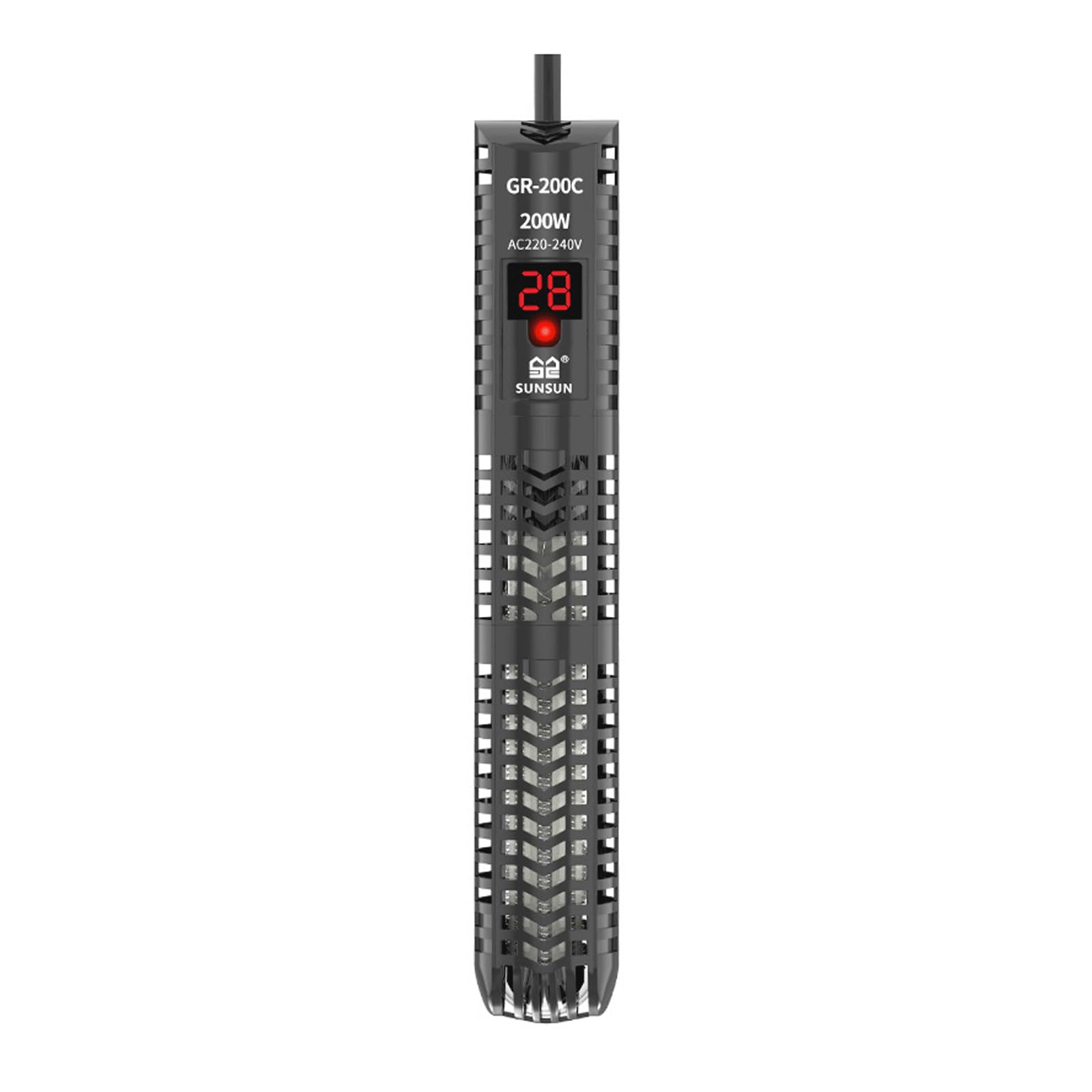 Termostato Automatico per Acquario con Display Digitale in Vetro per Asta riscaldante per Acquario, 200 W (300 W)