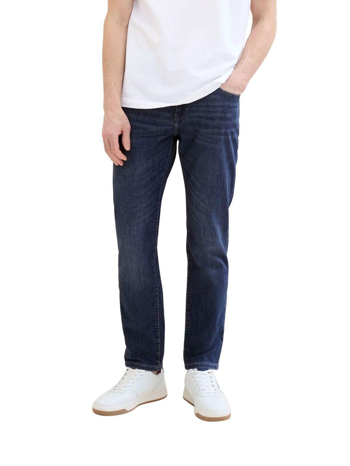 Tom Tailor Men's 10119 - Used Mid Stone Blue Denim 1034644 Josh Regular Slim Jeans, 10119-Used Mid Stone Blue Denim, 31 W/32 L