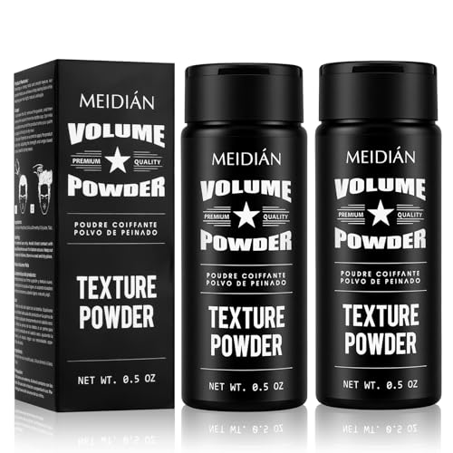AOOHA Puder Do Stylizacji Włosów Dla Mężczyzn 2X14G, Puder Nadający Objętość Włosom, Lekki Matowy Efekt, Natychmiast Dodaje Tekstury I Objętości, Nieklejący Się, Bez Połysku, Łatwy W Użyciu
