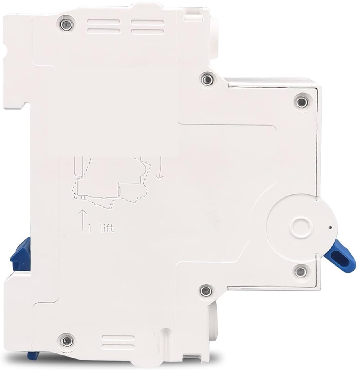 1P AC MCB TOB1-63 C Type 230/400V~ 50HZ/60HZ Mini Circuit Breaker 3A 6A 10A 16A 20A 25A 32A 40A 50A 63A 1Pcs(1P 10A)