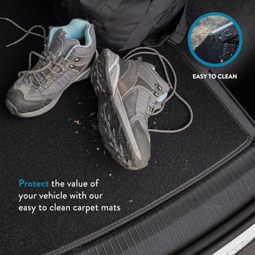 Carpet Boot Liner Compatible with Volvo XC40 (2017+) Tailored Fit Carpet 550gsm Protector Boot Mat, Anti-Slip, Durable and Water-Resistant Easy Clean Custom Fit Dog Friendly Car Mat Co - Image 4