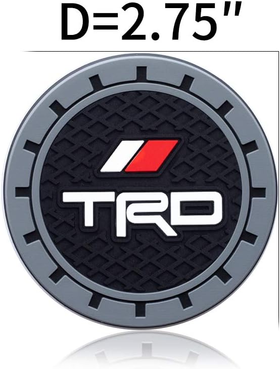 Cup Holder Insert Coaster Fit TRD Racing Development Sequoia Tundra Tacoma 4Runner PRO,Anti Slip Car Cup Coaster Interior Accessories - Image 3