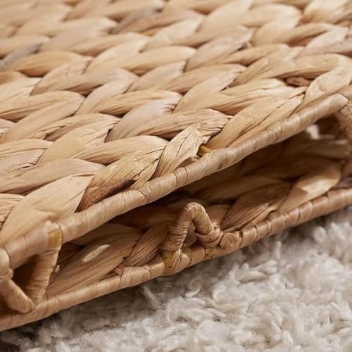 M4Decor 12X12In Wicker Storage Basket thumb #4