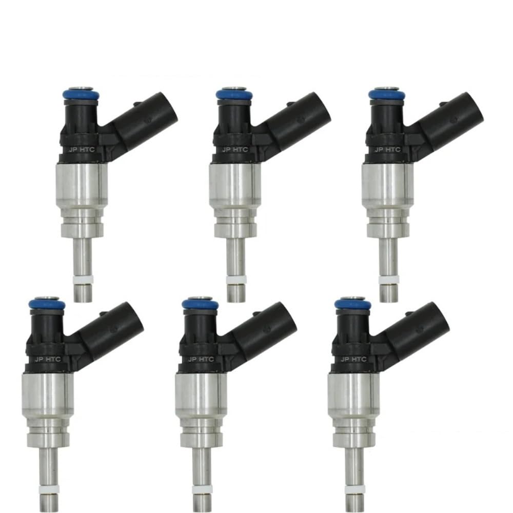Inyectores 06E906036F con boquillas de alta resistencia para el flujo estable de gasolina en S5 S6 6