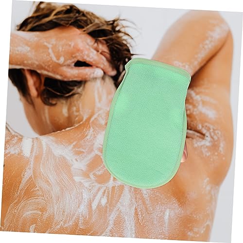 IWOWHERO 4 Peças Luvas Esfoliantes Luva Esfoliante Luva Esfoliante Para O Corpo Esfoliante Toalha De