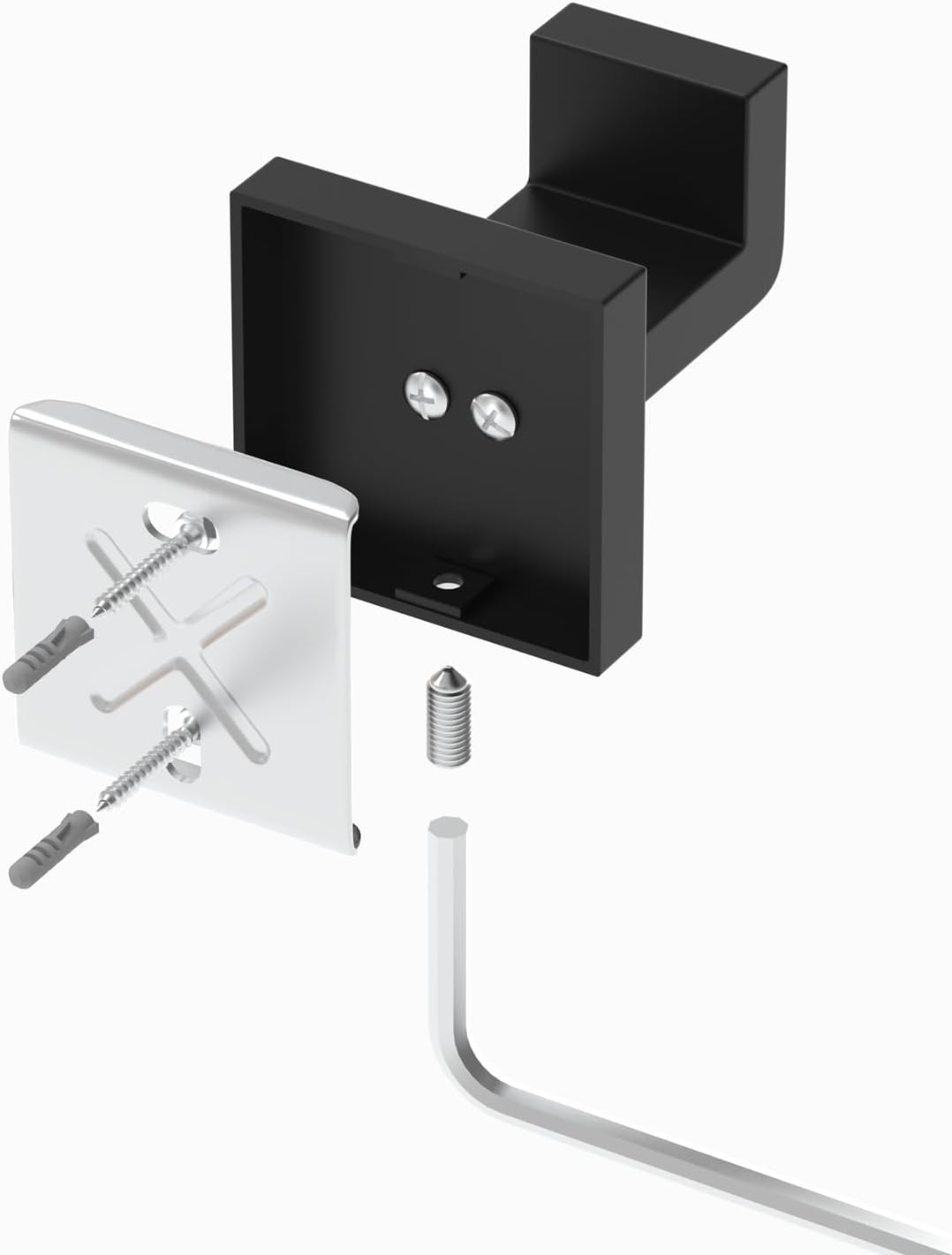 Bathroom Hardware Accessories Towel Hooks Matte Black SUS304 Stainless Steel Towel Holders for Bathroom Wall Mounte