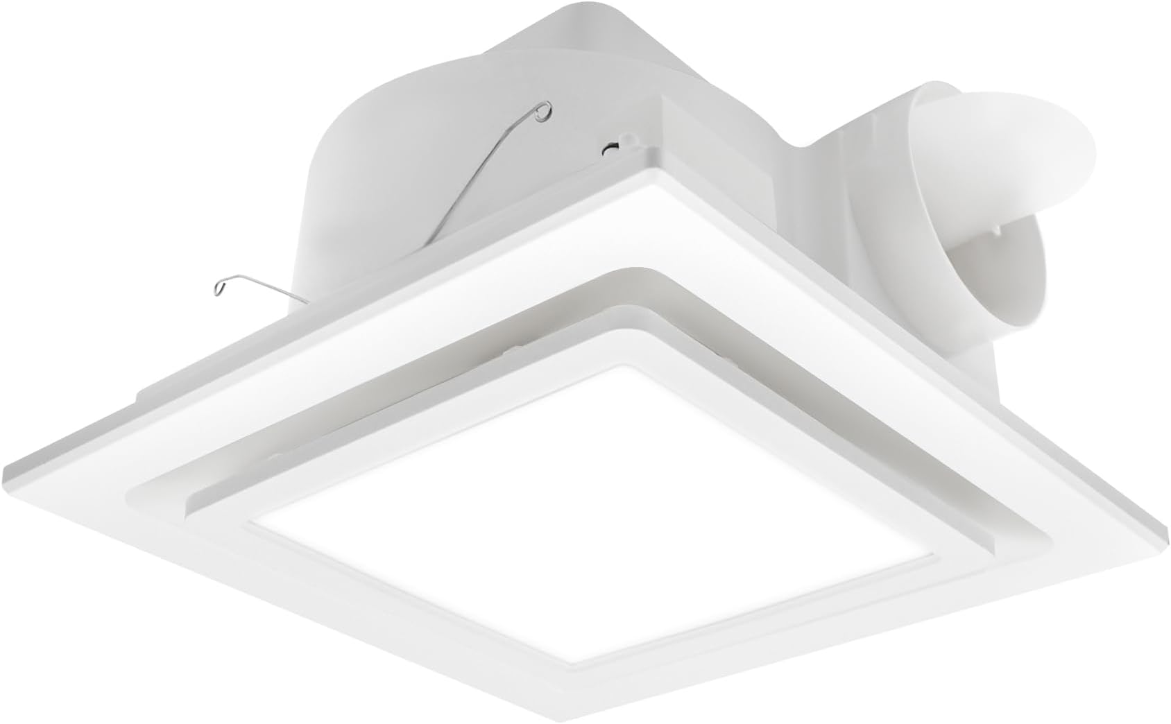 Tolery Bathroom Fan with Light Ceiling Mount Shower Ventilation Exhaust ...