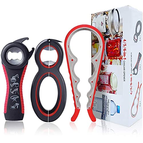 Destapador de cerveza, Abridor de botellas,Abridor de frascos abridores de botellas destapador de frascos todo en uno para cualquier tamaño de...