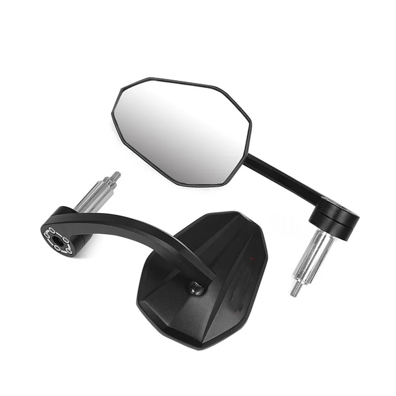 Motocyklowe Lusterka Wsteczne Moto Lusterko końców Pasuje Do Yamaha MT-09 MT09 SP 2024 2025 Rączka Motocyklowa Koniec Kierownicy Widok Z Tyłu Lusterko Boczne Aluminiowa Kierownica Lusterka(MT-09-D)