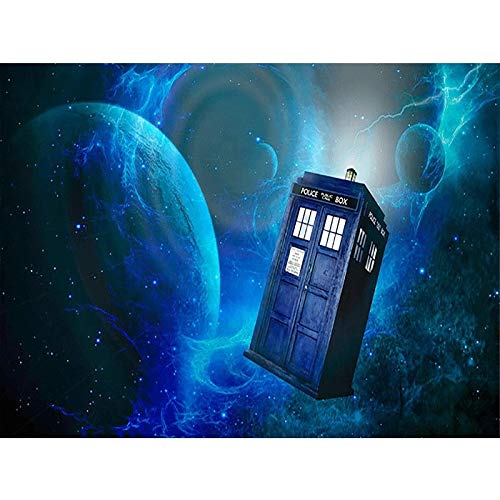 WANGZHIYUAN (15.8x19.7inch) Trapano a Tutto Tondo Fai-da-Te Diamante Ricamo 5D Doctor Who Punto Croce Set Diamante Pittura Hobby Craft