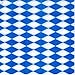 Produktbild Unbekannt 500 Papier Servietten 1lg.1/4 Falz 33x33cm Bayrisch Blau Bayern Raute Oktoberfest