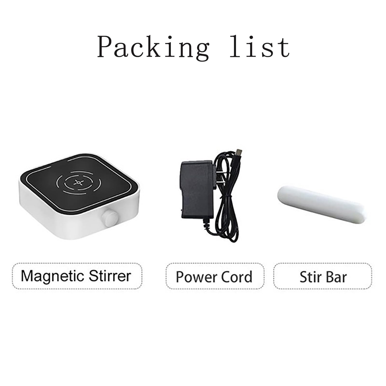 Agitatore magnetico portatile, mini miscelatore magnetico con asta di agitazione, motore senza spazzole, capacità di miscelazione 3000 ml, velocità massima 3000 giri/min, ideale per applicazioni di