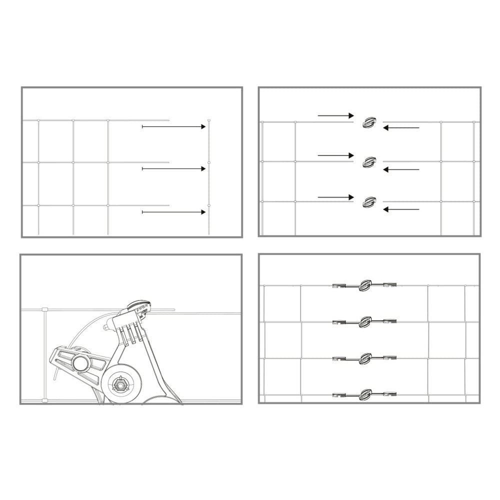 Kerbl 44707 Gripple-Drahtverbinder Stahldraht Ø 1,4 - 2,2 mm, 20 Stück