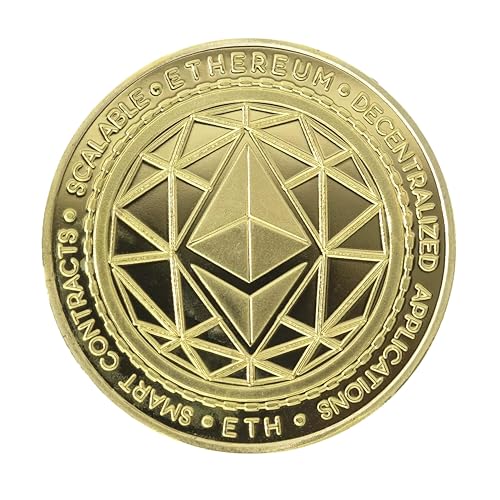 Ethereum Classic Blockchain Crypto Gold Plated Coin - Image 4
