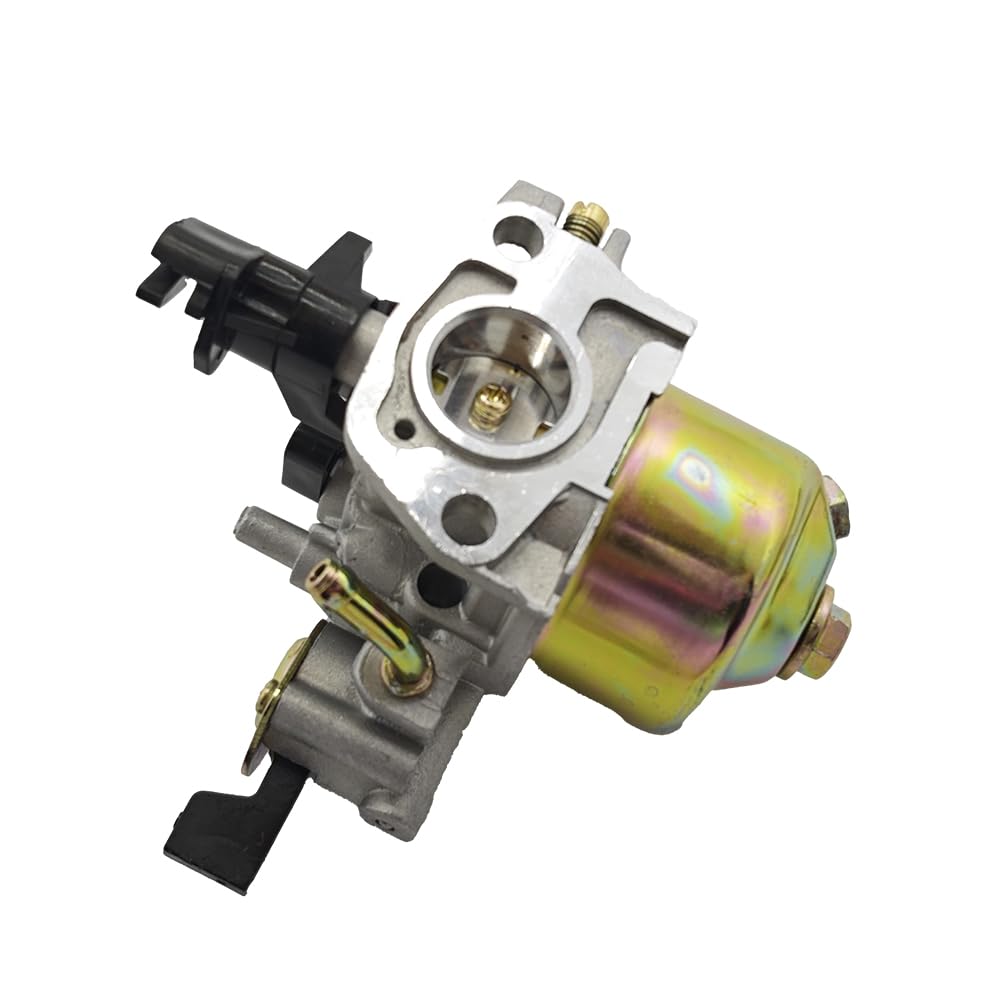 Carburador con Aislante de línea de Combustible, Espaciador y Juego de Juntas for Motores de cortacésped de 4 Tiempos GX200, GX160 y GX 200 y 160.