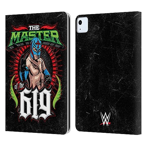 Head Case Designs Officially Licensed WWE The Master of 619 Rey Mysterio Leather Book Wallet Case Cover Compatible with Apple iPad Air 2020/2022