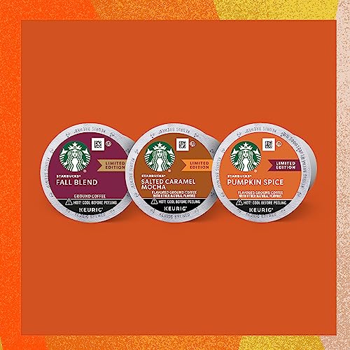 Image of Starbucks K-Cup Coffee Pods Fall Bundle, Medium Roast and Naturally Flavored Coffee for Keurig Brewers, 100% Arabica, Limited Edition, 3 Boxes (30 Pods Total)