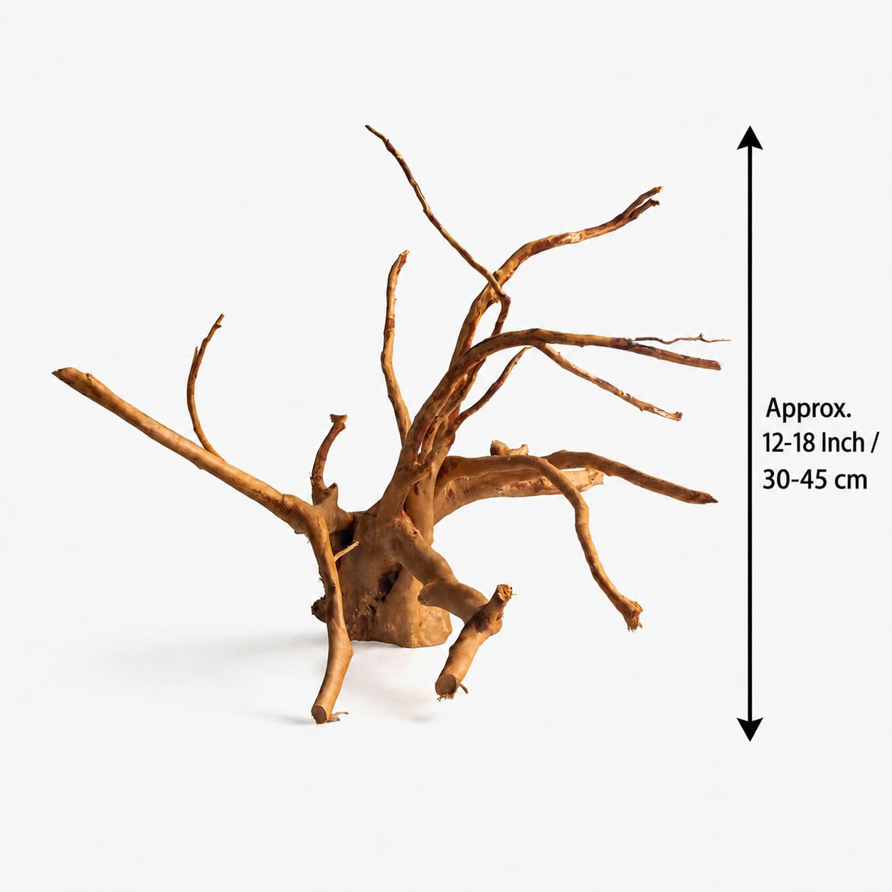 emours Bois flotté pour aquarium, grand bois naturel pour décoration d'aquarium, 30 à 45 cm, bois flotté pour centre de table, utilisation d'eau douce et terrarium
