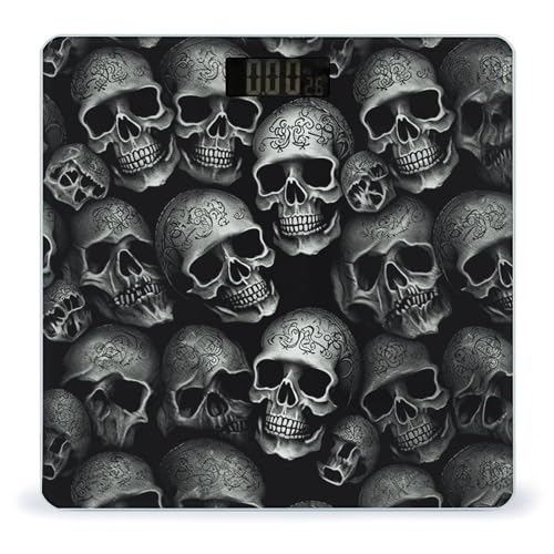Báscula digital Black Skull para peso corporal 400 lb miniatura 1