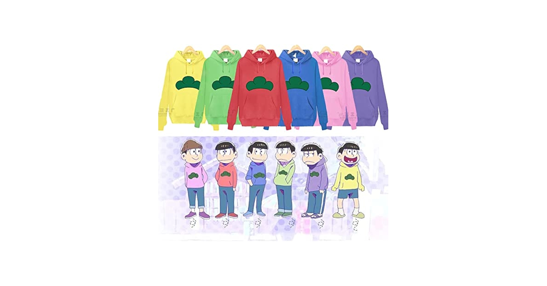 公式おそ松さんコスプレパーカー3点セット長袖スウェットサイズL Amazon | パーカー おそ松さん 長袖 松野 十四松 カラ松 一松