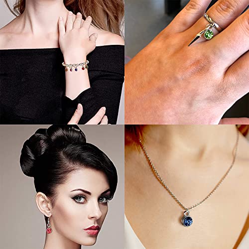 Pendentifs en cristal pierre de naissance pour création de bracelets