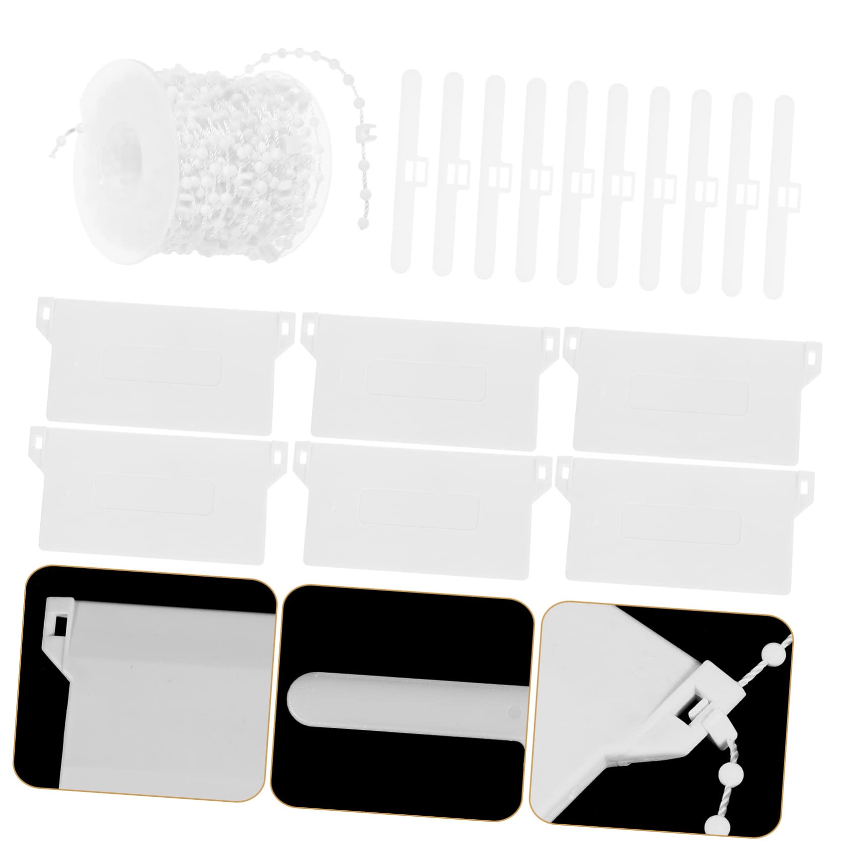 Riparazione per Tende con Pesi Inferiori e Accessori Facile Installazione e Resistente per Living Room Cucina e Ufficio