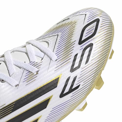 Image of adidas F50 Club FG /MG Football Cleats, Tesoye /Cblack /Lucred, Firm Ground /Multi-Ground Soccer Shoes