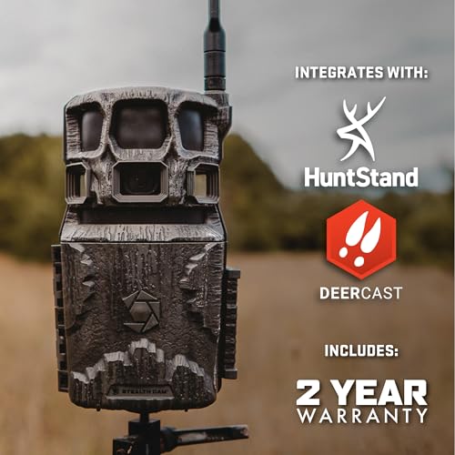 Image of Stealth Cam Revolver PRO 3.0 360 Cellular Trail Camera Indoor /Outdoor Security Camera 50MP Photos 1440P QHD Video with Audio Dual-Core AI Detection with Rack Alert PIR Zone Control 32GB Memory | 50MP Photos, 1440p Video, Dual-Core AI with Rack Alert and Pir Zone Select, 16GB Internal, 100ft Detection