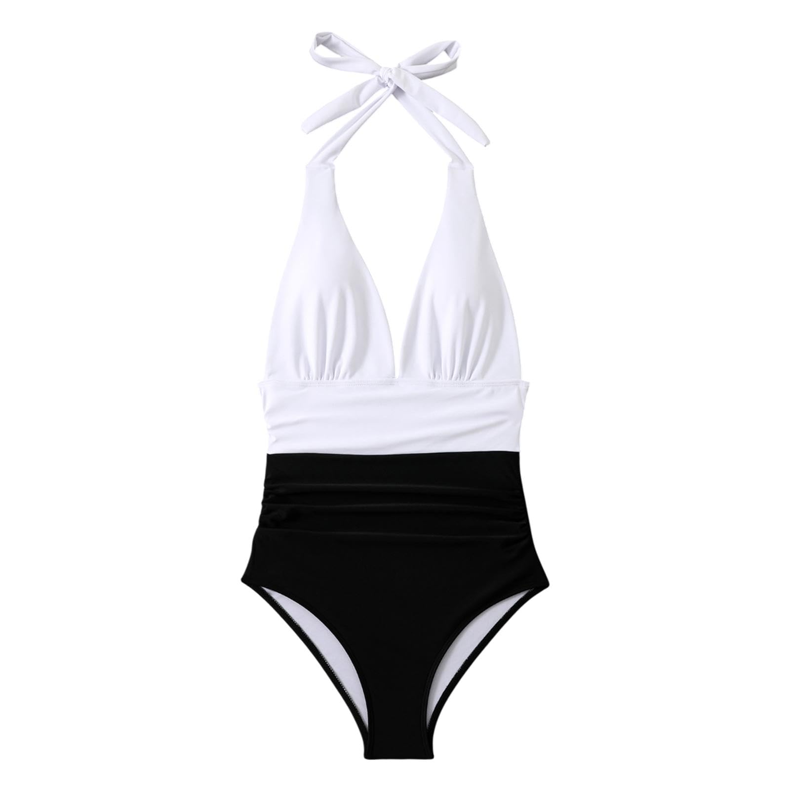club bollywood Club Bollywood® Womens Swimsuit Single Piece Beachwear Halter Neck Fashion Swimming Suit| Womens Clothing | Swimwear-picture-16