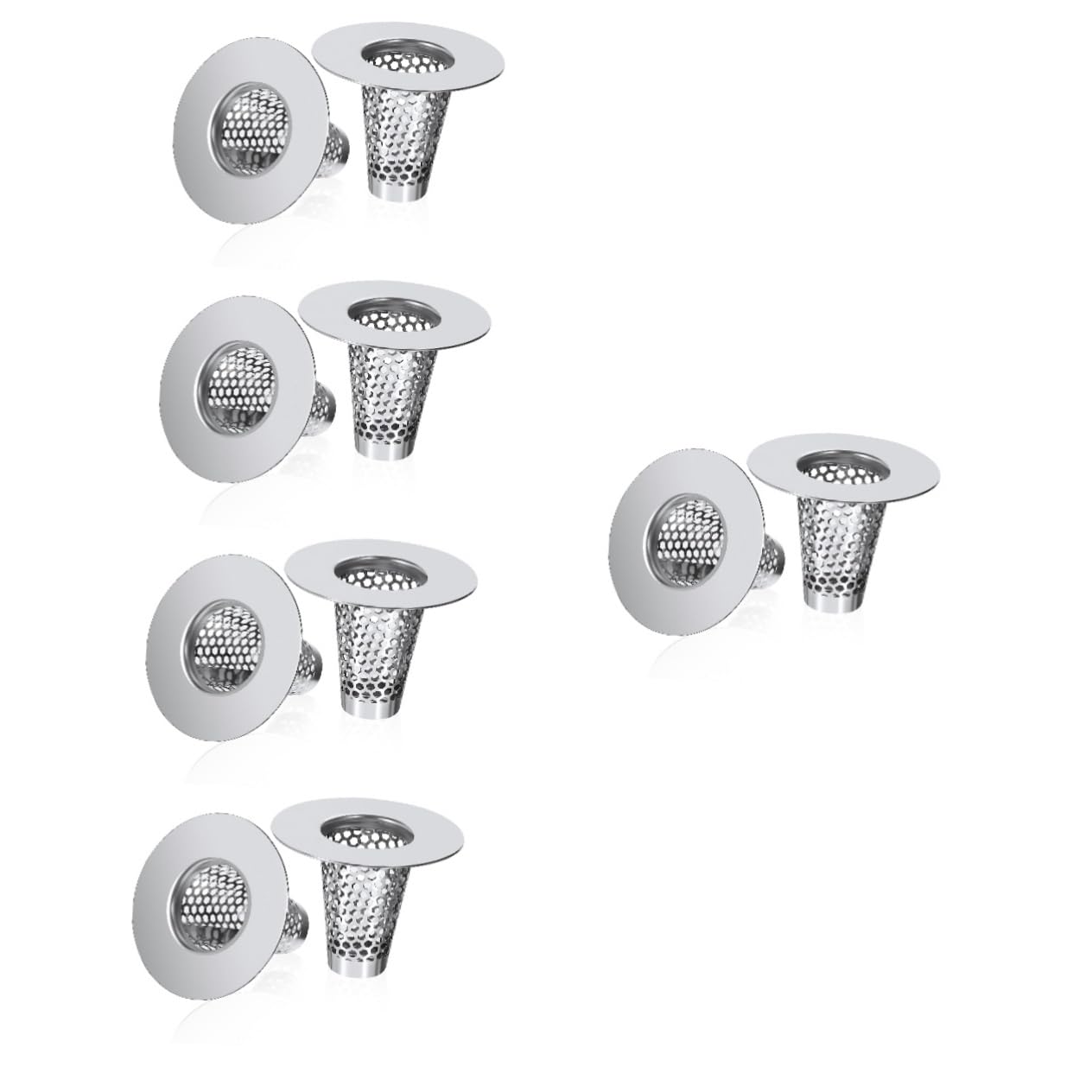 Gadpiparty 30stücke Edelstahl Abflusssiebe Für Küchenspüle Und Badewanne Effektive Haarfilter Und Abflussstopper Rostfrei Einfach Zu Reinigen Einsetzbar