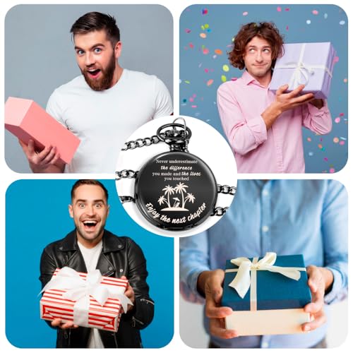 Image of Christmas Valentines Day Fathers Day Stocking Stuffers Birthday New Years Gifts Idea Pocket Watch Gifts