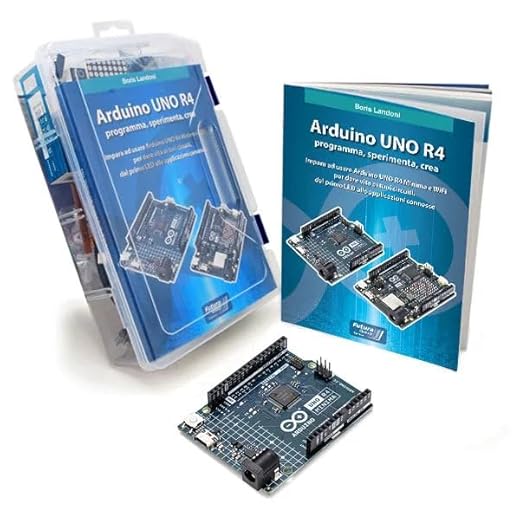 Kit compatibile con Arduino UNO R4 Minima con libro “Arduino UNO R4” – Starter kit completo per imparare elettronica e programmazione