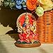 alikiki Indian Lakshmi Idol Statue - 5.1”H Hindu Goddess Laxmi MATA Murti India Pooja Item Home Office Temple Mandir Shrine Altar Diwali Puja Spiritual Decor Ideal Gifts for Indian Friend Relative