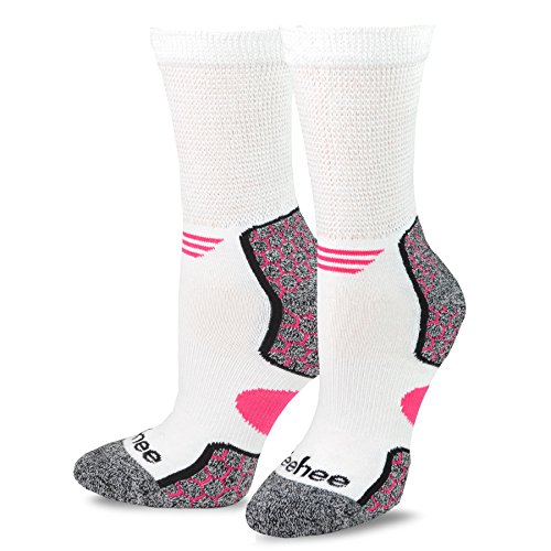 No Binding Viscose From Bamboo Colorful Diabetic Crew 6-Pairs Socks For Men (10-13, Basic) #TOP5